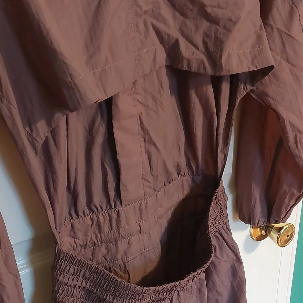 Athleta Alicia Keys Chocolate Brown Jumpsuit - Picture 7 of 8